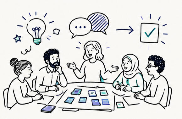 Image of communities and institutions coming together